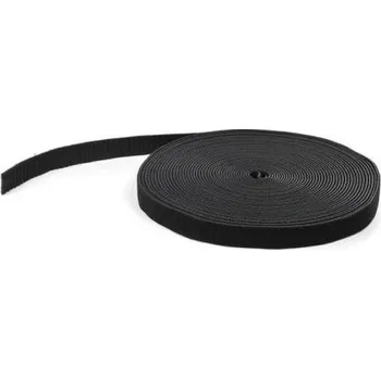 Stahovací páska Kabelové vázací pásky Háček a smyčka HKLP50 50ft 17,78 mm Černá Nylon StarTech.com