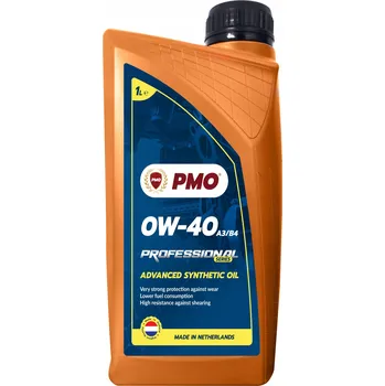 Motorový olej PMO Professional A3/B4 0W-40 1L - syntetický motorový olej