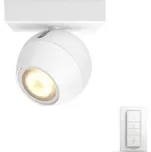 Philips HUE Hue WA Buckram bodové svítidlo 1x GU10 LED 5W 350lm 2200-6500K IP20, bílá
