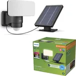 Philips Tylus UltraEfficient Security solární LED reflektor se senzorem 6W 1000/50lm 3000K IP44, černý