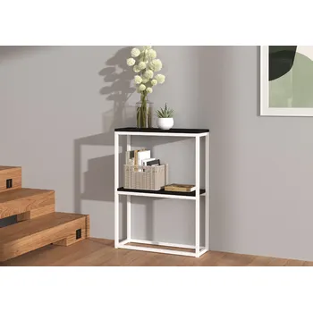 Konferenční stolek ADRK Konzolový stolek MASON W-B 60, černá/bílá