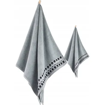 Ručník ZWOLTEX ZEN 2 sada ručníků osuška šedá 50x90 70x140