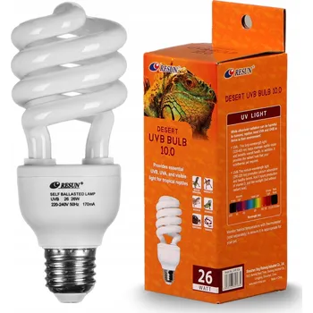 Osvětlení do terária TERÁRIJNÍ UVB ŽÁROVKA DESERT 10% 10.0 26W