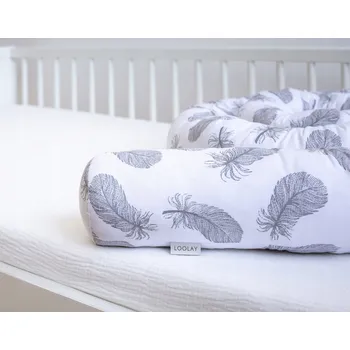 Prostěradlo CHRÁNIČ DO POSTÝLKY VÁLEC / HAD 200CM Loolay