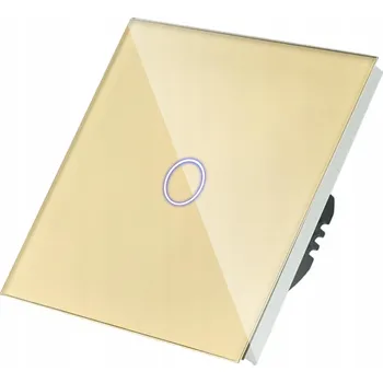 vypínač Jednopólový schodišťový vypínač DC Smart Home dotykový zlatý