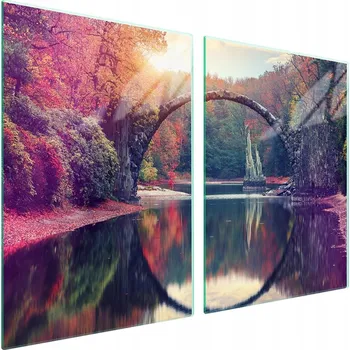 Obraz Skleněná ochranná deska na sporák 2x45x52 Výhled