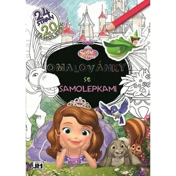 samolepka Sofie První - Omalovánky se samolepkami A4+
