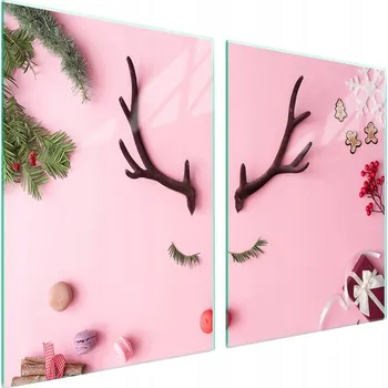 Obraz Skleněná ochranná deska na sporák 2x45x52 Jelen