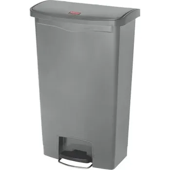 Odpadkový koš Nádoba na odpad 68L, Šedá PE