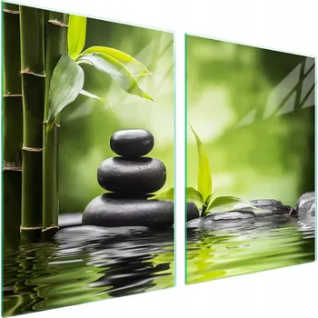 Obraz Skleněná ochranná deska na sporák 2x45x52 Bambus