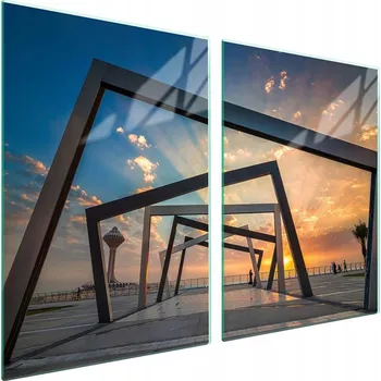 Obraz Skleněná ochranná deska na sporák 2x45x52 Výhled