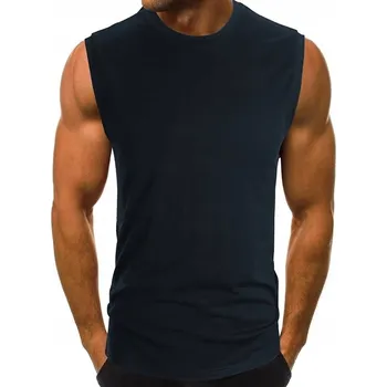 Dámské spodní prádlo J STYLE tričko bez rukávů kulatý bavlna modrá