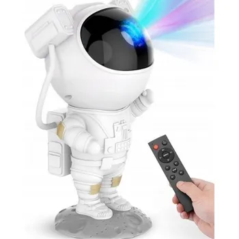 Lampička PROJEKTOR HVĚZD ASTRONAUTA NOČNÍ LAMPA PROJEKTOR NA STROP LASEROVÝ LED