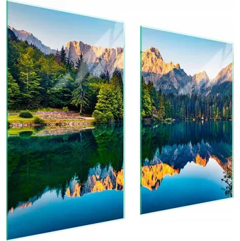 Obraz Skleněná ochranná deska na sporák 65x52 Výhled