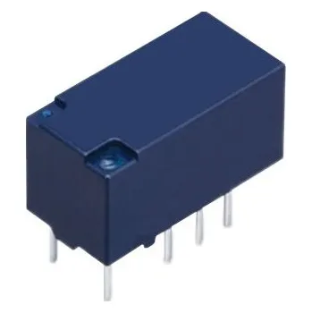 Relé Relé s blokováním DPDT Montáž na PCB 2 A 12V dc