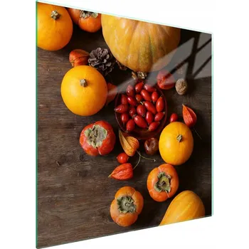 Obraz Skleněná ochranná deska na sporák 50x52 Zelenina