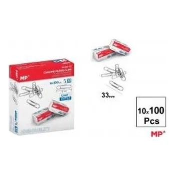 Set školních potřeb Spinacz srebrny 33mm 10x100szt