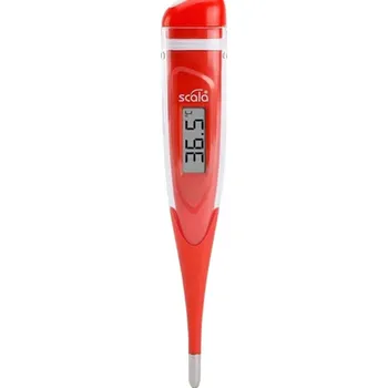 Teploměr osobní Digitální teploměr SC28 Flex červený