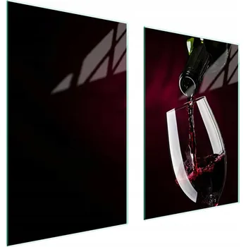 Obraz Skleněná ochranná deska na sporák 65x52 Víno