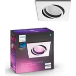 Philips HUE Hue WACA Centura podhledové LED svítidlo GU10 1x5,7W 350lm 2000-6500K RGB IP20 hranaté bílé