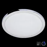 Prezent VITTO koupelnové stropní svítidlo LED 36W 4000lm 4000K 41cm kulaté IP44, nikl/třpitivý efekt