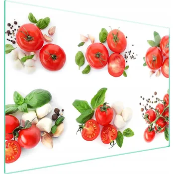 Obraz Skleněná ochranná deska na sporák 70x52 Zelenina