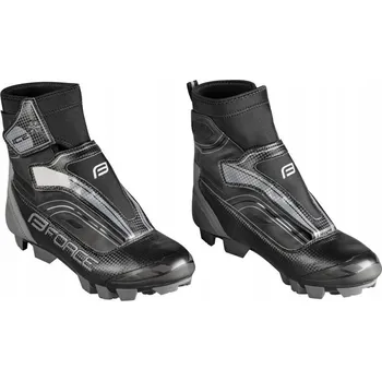 Pánské cyklistické tretry Force Cyklistické tretry MTB ICE21 zimní černé 42