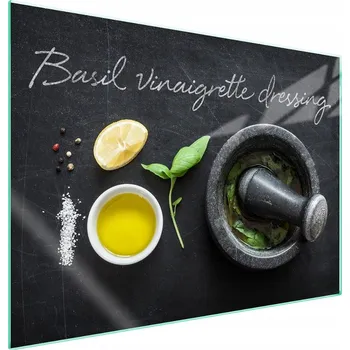 Obraz Skleněná ochranná deska na sporák 70x52 cm Kuchyně