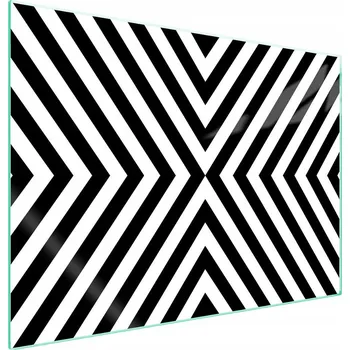 Obraz Skleněná ochranná deska na sporák 70x52 Proužky