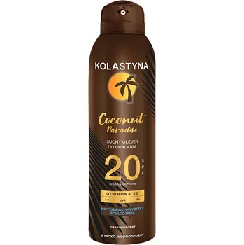 Přípravek na opalování Kolastyna Coconut Paradise SUCHÝ OLEJ na opalování SPF 20, 150 ml