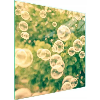 Obraz Skleněná ochranná deska na sporák 50x52 Bubliny