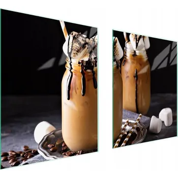 Obraz Skleněná ochranná deska na sporák 85x52 Dezert