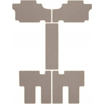 autokoberec Velurové autokoberce Edecor Hyundai Staria 7os. STD B, 5 ks