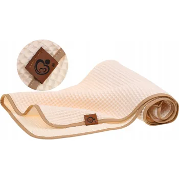 Prostěradlo DEKA PRO MIMINKA WAFEL BAW. 100% DO KOČÁRKU GONDOLY KOLÉBKY 78x100 BABYMAM