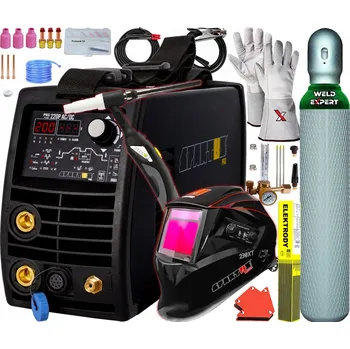Svářečka Invertorová svářečka TIG AC DC 200A MMA puls HF IGBT Spartus ProTIG 220P