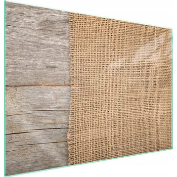 Obraz Skleněná ochranná deska na sporák 70x52 Dřevo