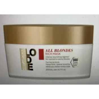 Vlasová regenerace BlondMe All Blondes, vyživující maska s bohatým složením