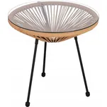 Stůl Springos kovový kulatý 50 x 39 x 49 cm