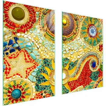 Obraz Skleněná ochranná deska na sporák 65x52 Vzor