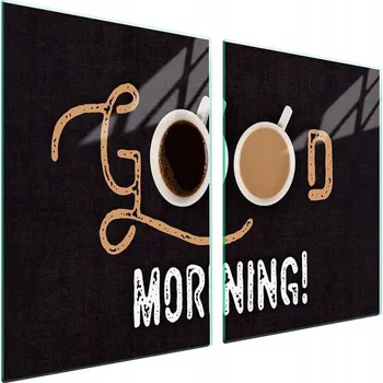 Obraz Skleněná ochranná deska na sporák 2x45x52 Káva