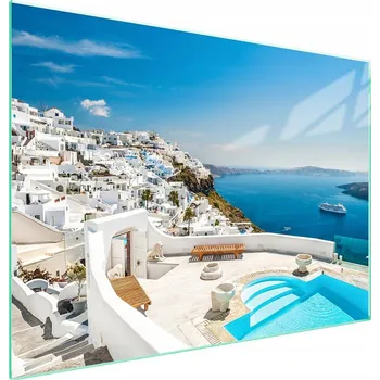 Obraz Skleněná ochranná deska na sporák 70x52 Výhled