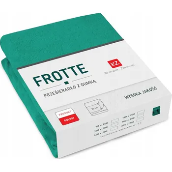 Prostěradlo Froté prostěradlo s Gumou 120x200 SILNÉ PRÉMIOVÉ smaragdové