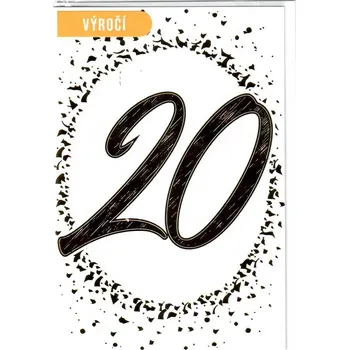 Nekupto Přání k výročí 11,5 x 17 cm 20 let