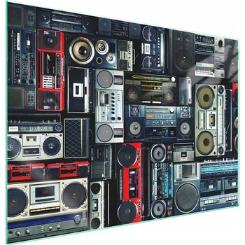 Obraz Skleněná ochranná deska na sporák 70x52 Hudba