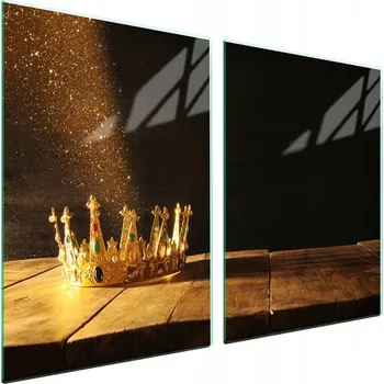 Obraz Skleněná ochranná deska na sporák 2x45x52 Koruna (Korona)