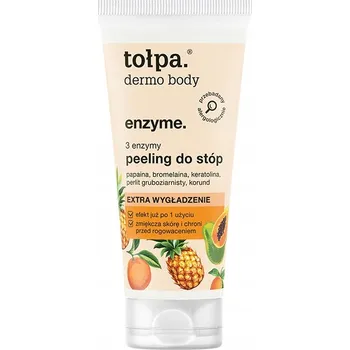 Pleťový peeling Enzymatický peeling na nohy 3 enzymy Tołpa dermo body enzyme 60 ml
