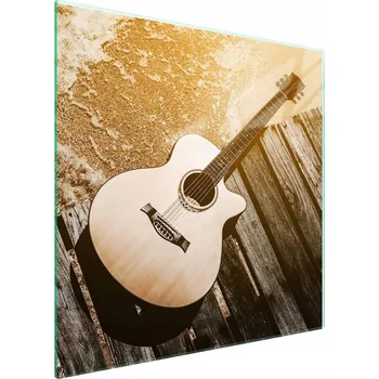 Obraz Skleněná ochranná deska na sporák 50x52 Hudba