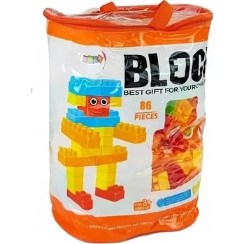 ostatní stavebnice STAVEBNICE V SÁČKU SADA 86 DÍLKŮ