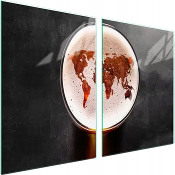 Obraz Skleněná ochranná deska na sporák 2x45x52 Káva