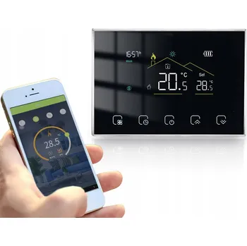 WiFi RF termostat pro plynový kotel s rádiovým ovládáním TUYA 3A